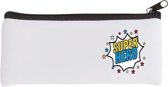 Akyol - super hero Etui - Superhelden - een superheld - verjaardagscadeau - kado - gift - geschenk - 20 bij 9 cm