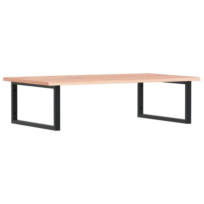 vidaXL - Badkamer - wandschap - staal - en - massief - eikenhout