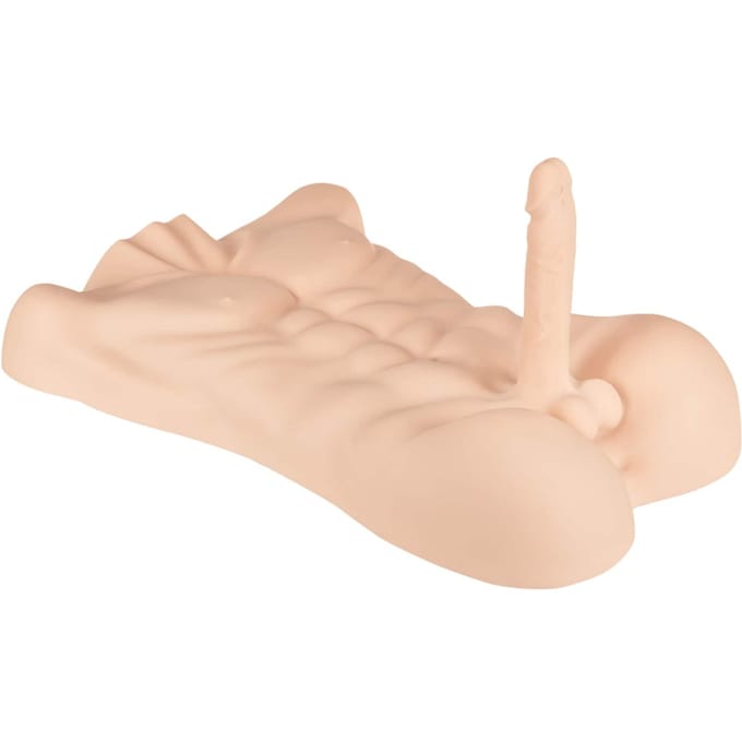Realistisch mannelijk torso, 58 cm