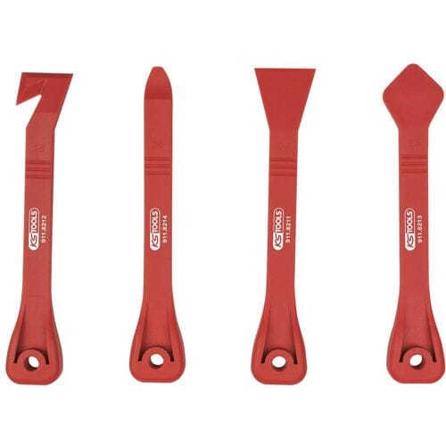 Kunststof kabel- en glasschraper-set, 4-delig KS Tools 911.8210