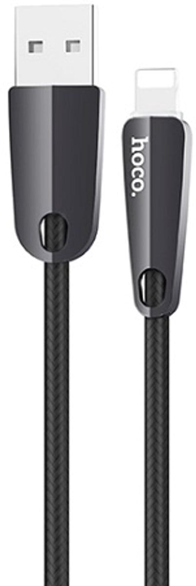 Hoco U35 USB naar Lightning-kabel, 1,2 m, zwart