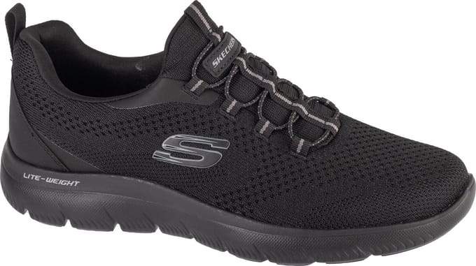 Skechers Summits Tallo Textiel Heren Zwarte Sneakers