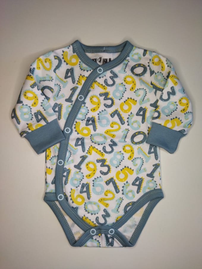 Nini - Rompertje Floris - Omslagromper - Overslagromper - Maat 62 - 2 t/m 4 maanden