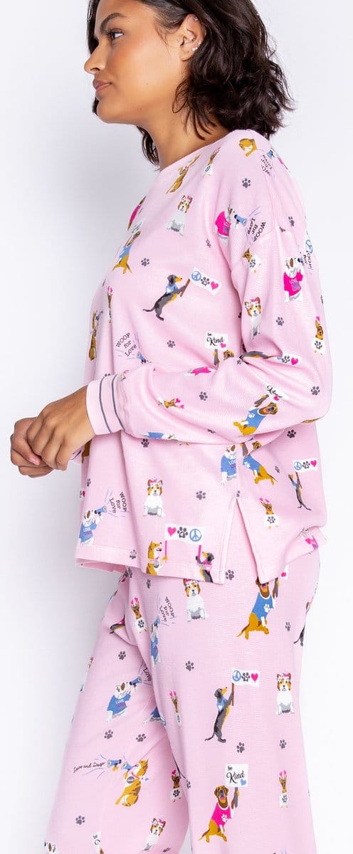 P.J. SALVAGE CO. Woof for Love pyjamatop