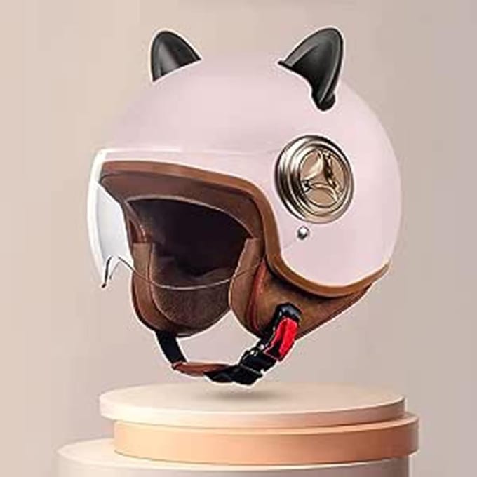 Kinder Jethelm - Scooterhelm Kind - Veilig Rijden - ECE Goedgekeurd - 54-61cm