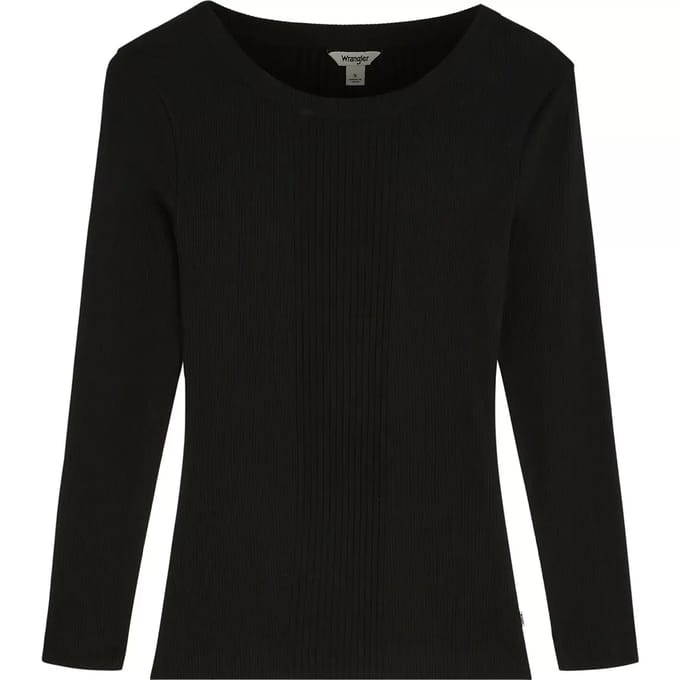 Dames-T-shirt met lange mouwen Wrangler Variegated