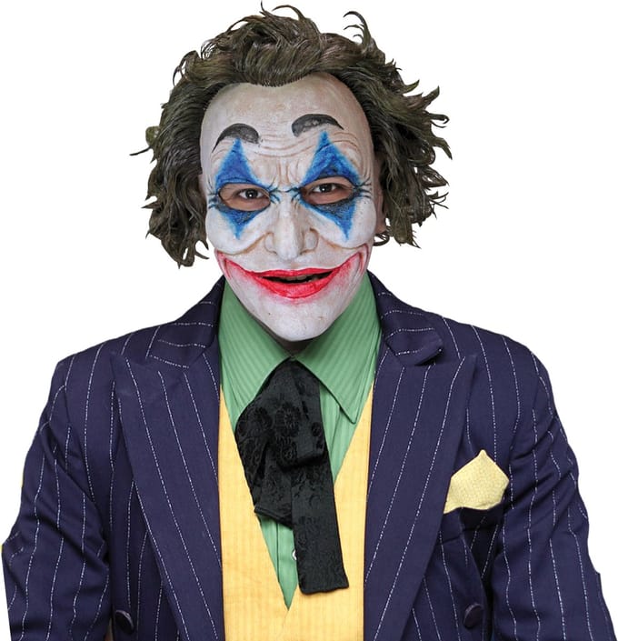 Partychimp Masker Crazy Jack Clown Heren Latex One-size