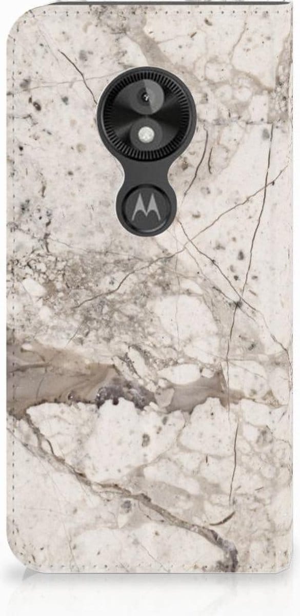 Motorola Moto E5 Play Standcase Marmer Beige