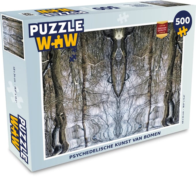 Puzzel Boom - Kunst - Psychedelisch - Legpuzzel - Puzzel 500 stukjes