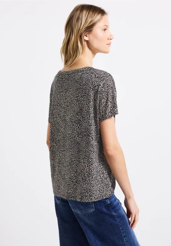 Shirt met leopatroon