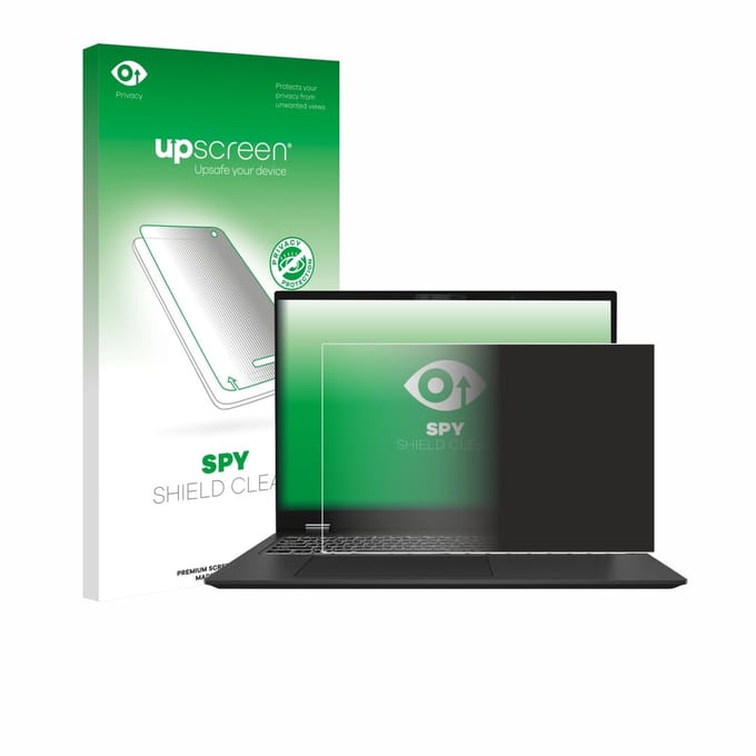 upscreen - privacy screenprotector voor MSI Prestige 16 AI Evo B1M - Folie Beschermfolie Blauwlichtfilter