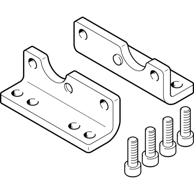 Festo Voetbevestiging Bouwgrootte 63 - 545237 - P2GHH