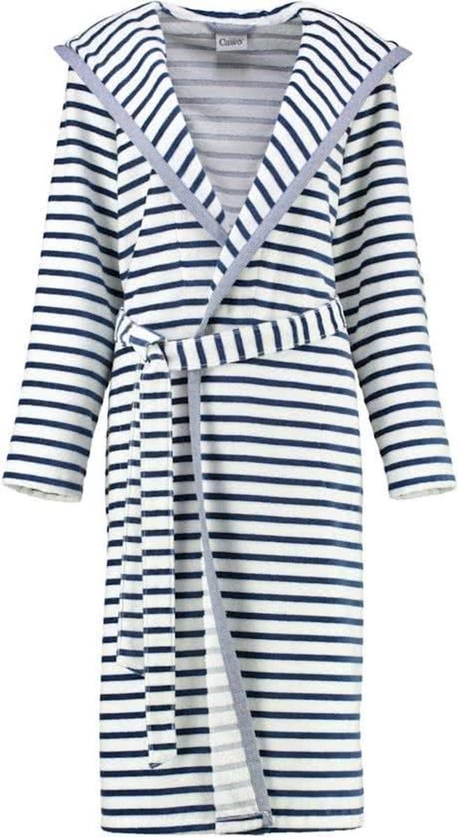 Cawo 6596 Heren Badjas met Capuchon - Navy 38