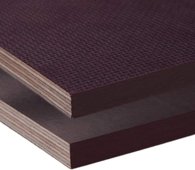 Zeefdrukplaat Multiplex - Berkenhout Plaat - Doe-het-zelf - Antislip Werkblad - 20x60 cm - Bruin