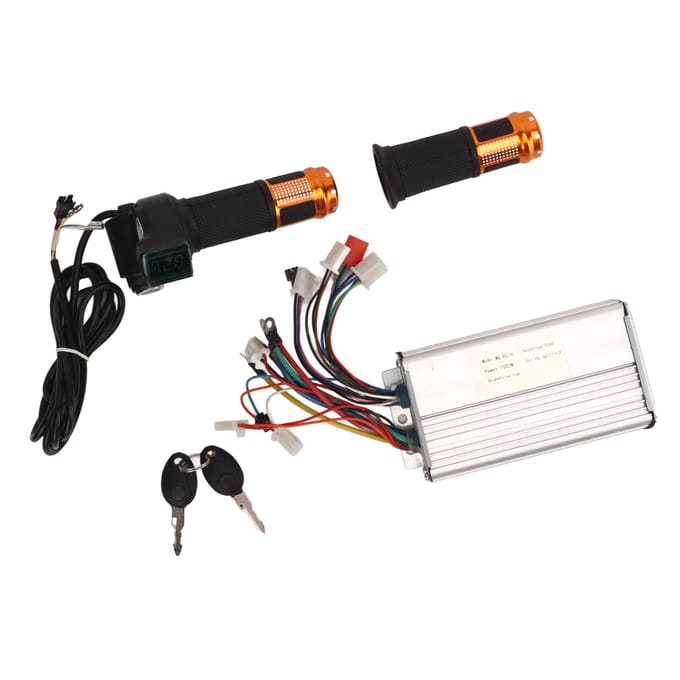 48V 1000W Borstelloze Controller Elektrische Fiets Ombouwset Goud Universele Gashendel Lithium black