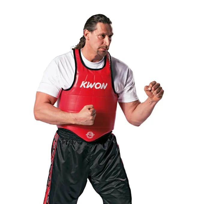 Dubbele kung fu borstplaat Kwon