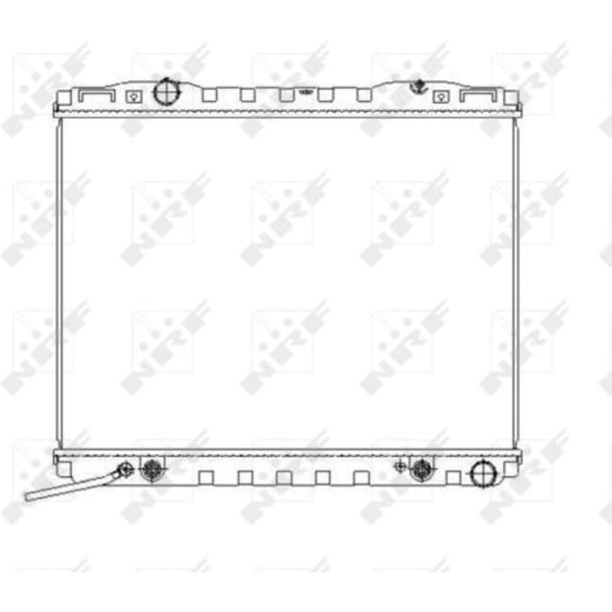 Radiator, motorkoeling NRF 53366