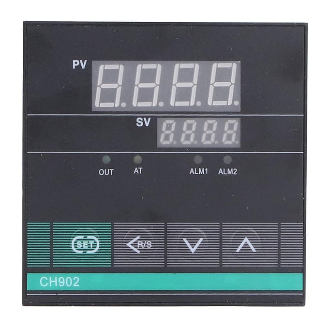 Contrôleur de température PID Relais SSR Thermostat numérique intelligent pour four alimentaire AC220V gray