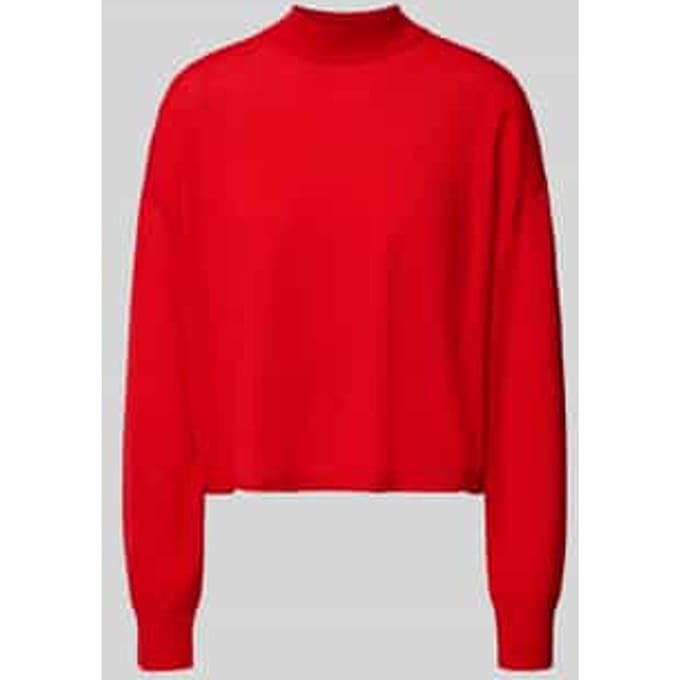 Oversized gebreide pullover met opstaande kraag model 'MATHISA'
