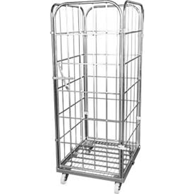 Gaascontainer 4-zijdig 1020 op metalen rolplaat