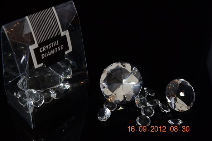 Decoratie Kristal Set – 12 Delig – Luxe en Sprankelend Design
