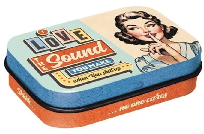 Mint Doosje The Sound When You Shut Up (Inclusief Pepermuntjes)