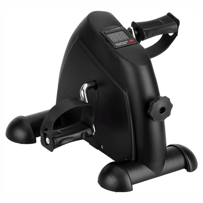 TIM® Bureaufiets - Stoelfiets - Bewegingstrainer - Instelbare Weerstand - Zwart - 41cm x 35cm x 31cm