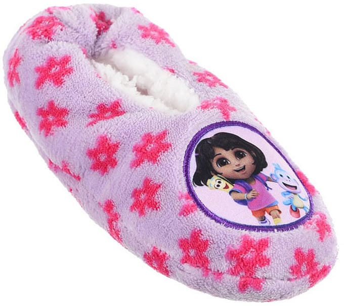Dora the Explorer Bloem Paarse winterslippers voor kinderen 23/26