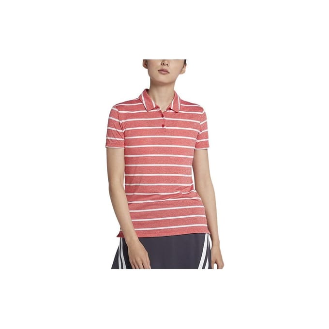 Nike Gestreept Sport Poloshirt Dames tops Rood AJ5232-657 M beige