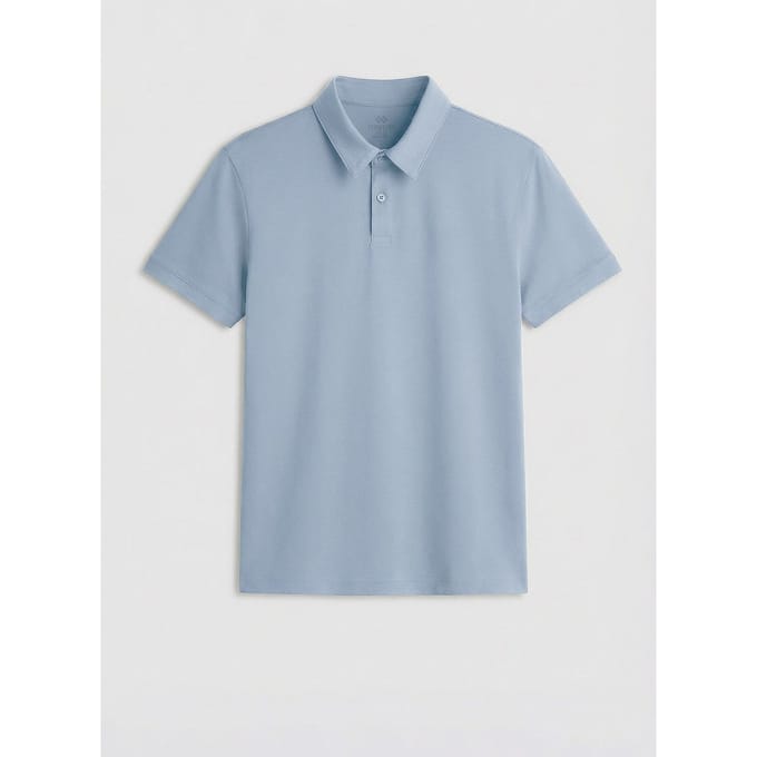 Heren Katoenen Elastaan Polo T-Shirt