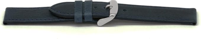 Horlogeband I629 Kayak Blauw Leder 24x24mm