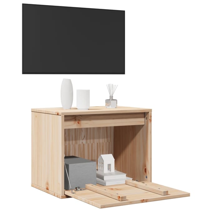 vidaXL - Wandkast - 45x30x35 - cm - massief - grenenhout