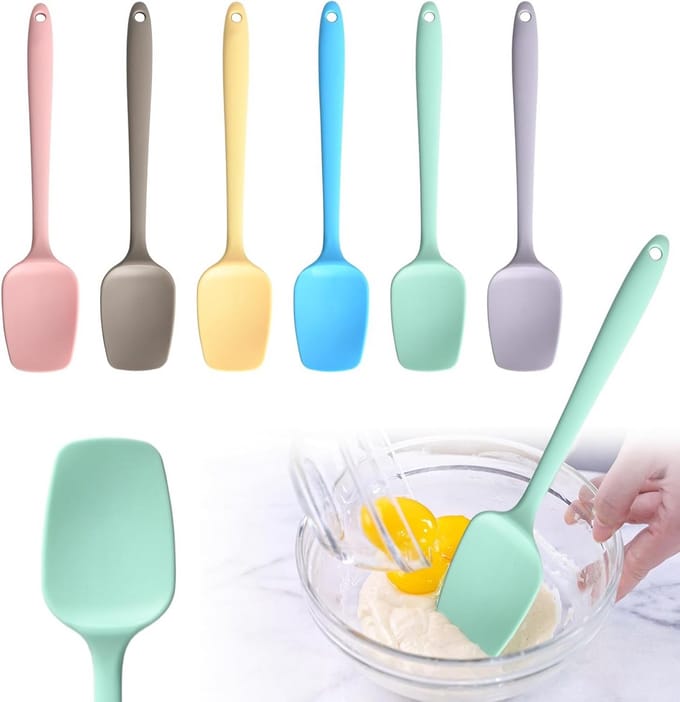 Dailygoods - 6-delige Siliconen Spatel Set - Keukengereedschap voor Koken