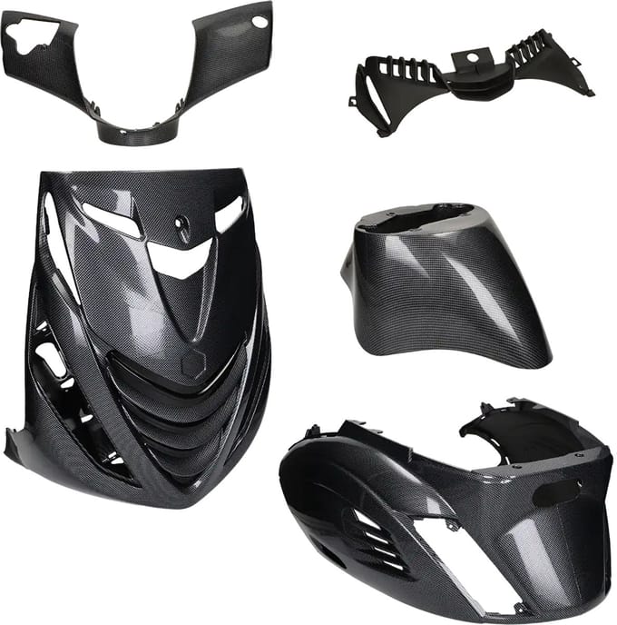 Kappenset DMP RS-1 Air Piaggio Zip SP carbon