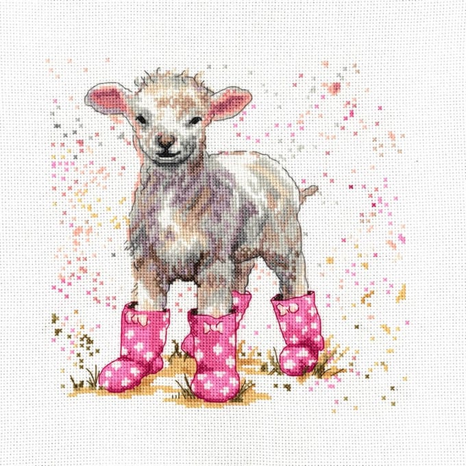 Bree Merryn Lottie The Lamb borduren (pakket) BMCS08