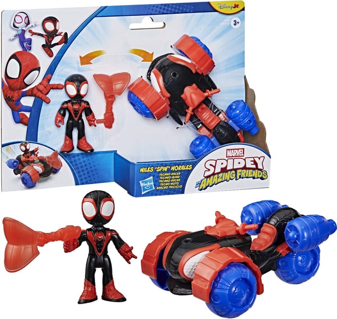 Marvel Spidey And His Amazing Friends 3" Miles Techno Racer Vehicle