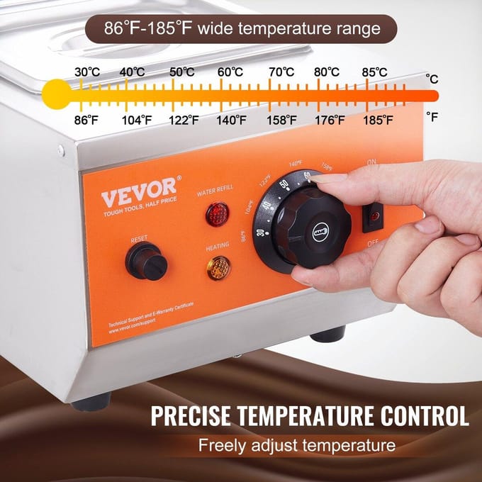 Chocolade Tempering Machine Chocolade Smeltpan 9 Lbs 2 Bakken
