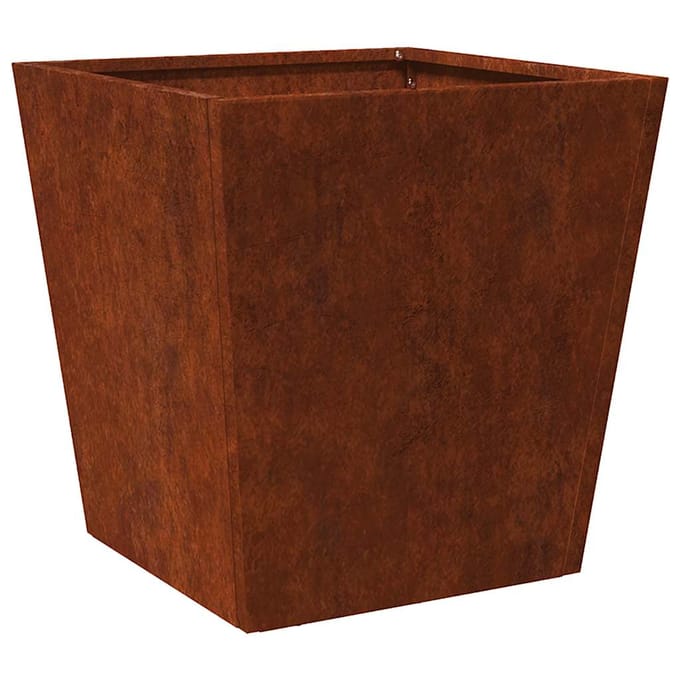 vidaXL - Plantenbak - 40x40x40 - cm - weervast - staal