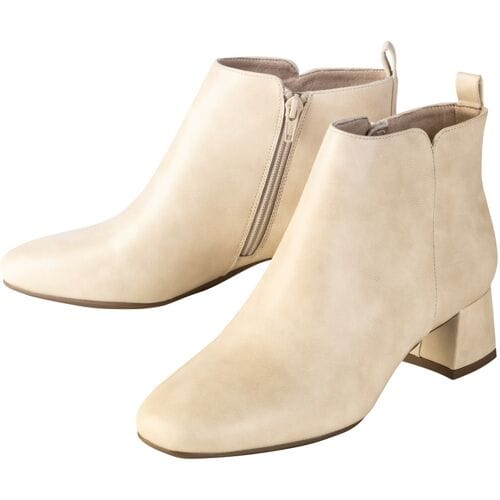 ESMARA Dames enkellaarzen (Beige, 37)