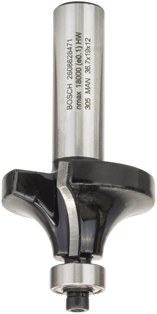 Bosch Accessories 2608628471 Afrondfrees Lengte 70 mm Schachtdiameter 12 mm