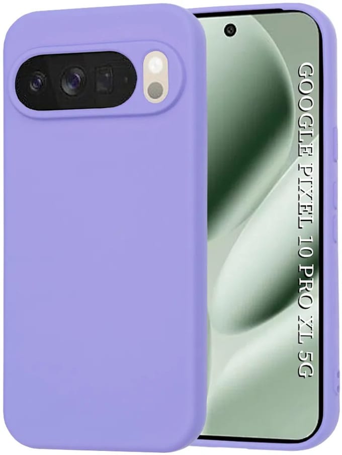 Hoesje geschikt voor Google Pixel 10 Pro XL - Techsuit Soft Flex Silicone Back Cover - Light Purple
