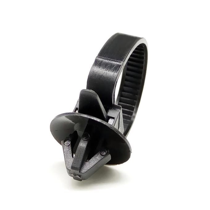 Bande de fil en Nylon 50X/câble enroulé, attaches fixes, Clips pour câble de voiture