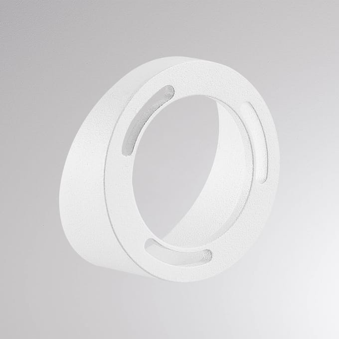 Molto Luce Afschermring CHOPA II, wit, Ø 4,6 cm, metaal