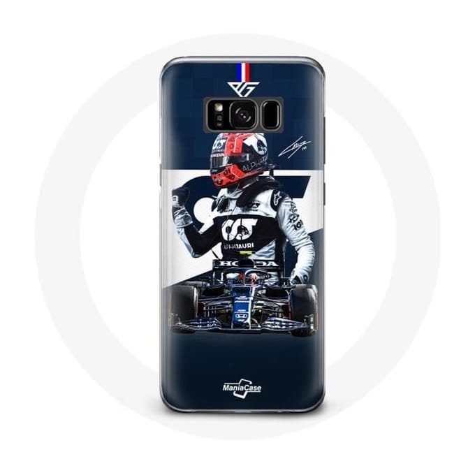Hoesje voor Samsung Galaxy S8 plus Formule 1 Max Verstappen F1 Racing Driver Blauw