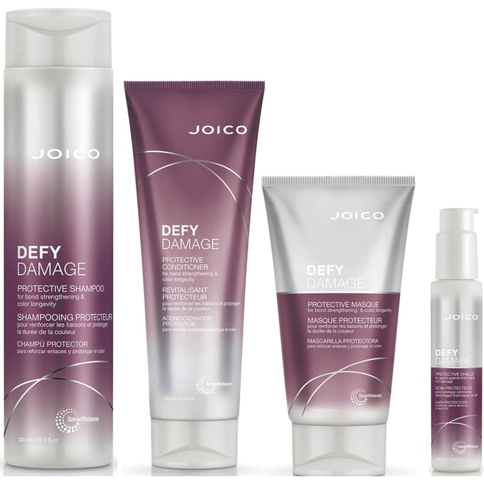 Joico Defy Damage Shampoo, Conditioner, Masque and Shield Set