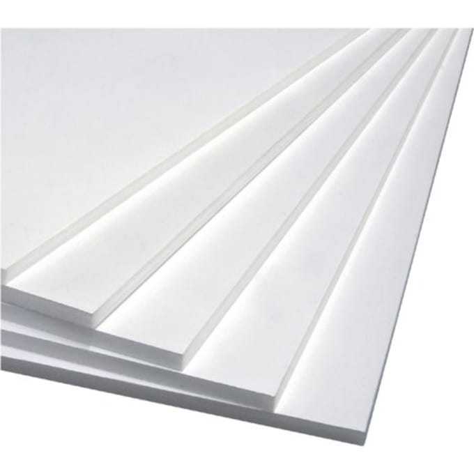 Foamboard 70x100cm 2-zijdig 5mm wit
