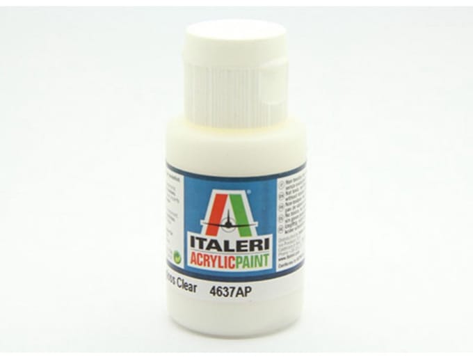 Italeri 4637ap - Semigloss Clear 35 ml - Modelbouwverf Acryl