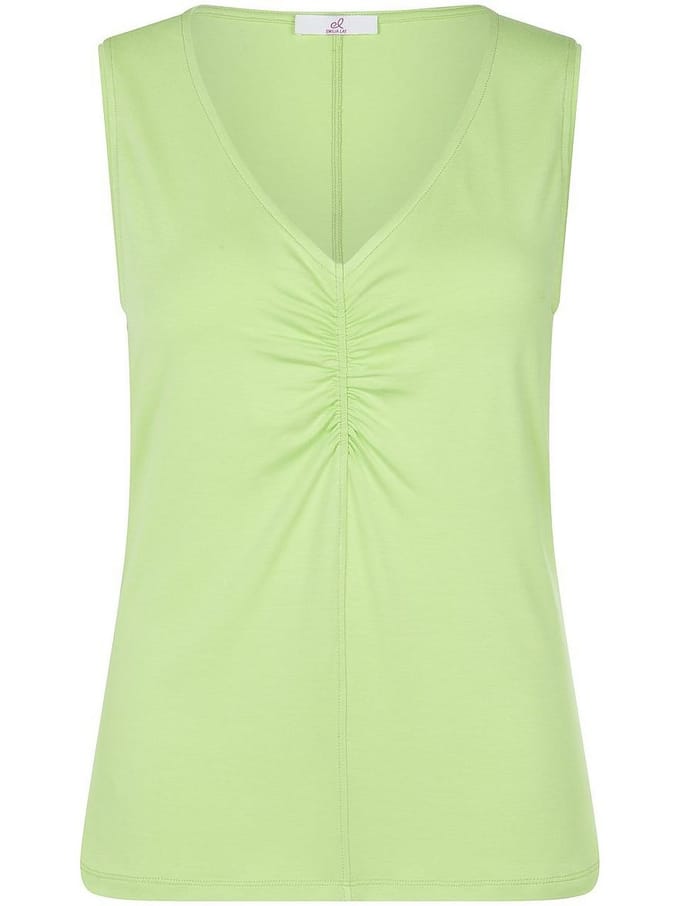 Top opneemdetails Van Emilia Lay groen