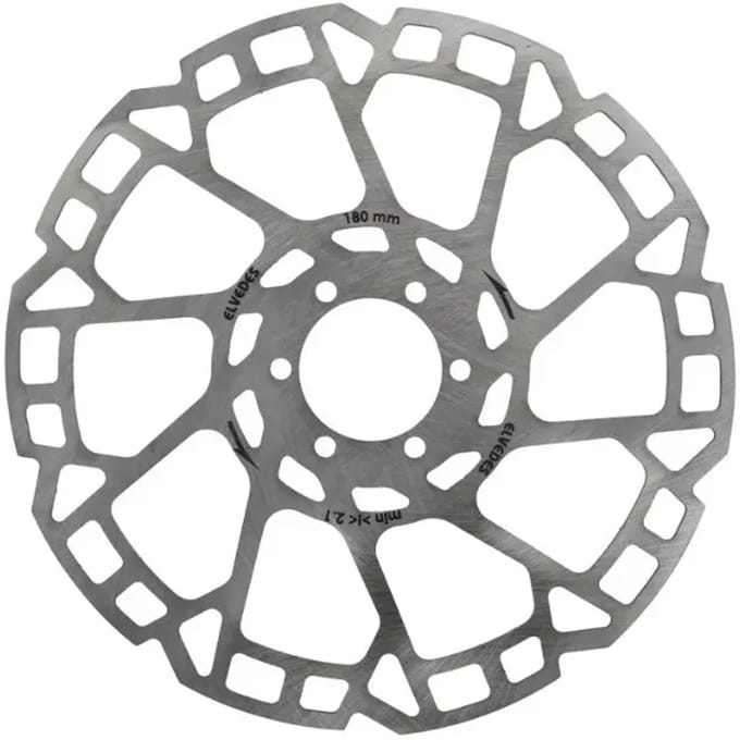 Elvedes remschijf 180mm zesgats 2.3mm