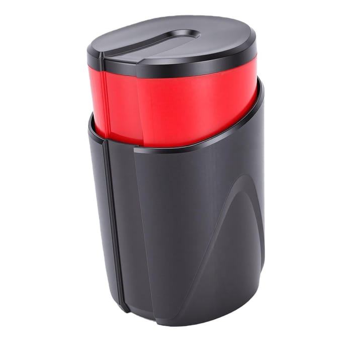 Draagbare Snackdispenser Houd Uw Hand Schoon Herbruikbaar Noten   Dispenser voor   Crackers Kleine Snacks 200ml 7oz red